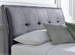 Europa Kaydian Accent Bed Frame Vogue Grey Fabric With Ottoman Storage - thumbnail 3