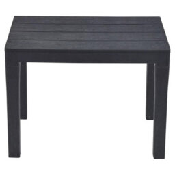 Urbn-Living Black Weatherproof Plastic Garden Table - thumbnail 3
