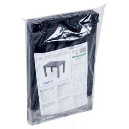 Urbn-Living Black Weatherproof Plastic Garden Table - thumbnail 6