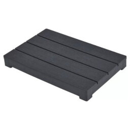 Urbn-Living Black Weatherproof Plastic Garden Table - thumbnail 9