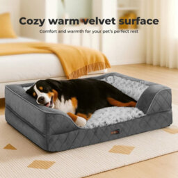 Skylos Orthopedic Pet Dog Bed Memory Foam Mattress Washable Waterproof - thumbnail 6