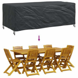 Walplus Outdoor Furniture Cover Black 229 X 113 X 73 Cm 420D - thumbnail 9