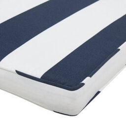 Beliani Garden Chair Cushion Sassari 46 X 46 Cm Navy Blue - thumbnail 6