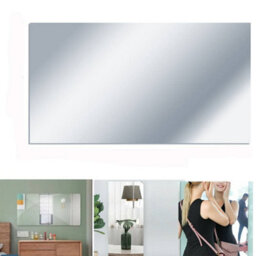 200 X 60Cm Bathroom Mirror Wall Sticker Roll Self Adhesive Stick Room Film Decor - thumbnail 1