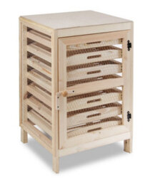 Primrose Traditional Apple Storage Rack With 7 Drawers 91Cm X 58.5 X 53Cm - thumbnail 2