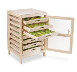 Primrose Traditional Apple Storage Rack With 7 Drawers 91Cm X 58.5 X 53Cm - thumbnail 1