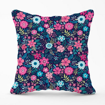 Warren Reed Designer Cute Colourful Flower Pattern Outdoor Cushion 45Cm X 45Cm - image 1