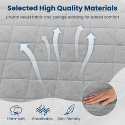 Protector Luxury Super Soft Velvet Mattress Single Size Mattress Topper - thumbnail 4