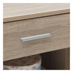 Timber Art Design Rio Costa Bedside Cabinet Bedroom Furniture Nightstand Table 1 Drawer Sonoma Oak - thumbnail 5