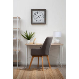 Orsina Lightweight Grey Leisure Chair, Effortless Cleaning Lounge Chair, Space-Saving Armchair, Comfy Lobby Chair - thumbnail 5