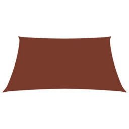 Berkfield Sunshade Sail Oxford Fabric Rectangular 3.5X5 M Terracotta - thumbnail 2