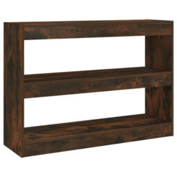 Vidaxl Book Cabinet/room Divider Smoked Oak 100X30X72 Cm