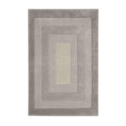 Melrose Portia Border Grey Indoor Medium Area Rug 12mm Pile Height 120/170Cm - thumbnail 4
