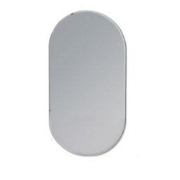 Showerdrape Archway Oval Wall Mounted Frameless Bevelled Edge Bathroom Mirror 80 X 40Cm - thumbnail 6