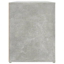 Berkfield Elegant Shoe Rack Concrete Grey 100X35X45 Cm Engineered Wood - thumbnail 6