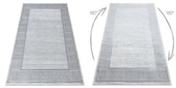 RugsX Carpet Allure 8783 Greek Key, Frame - Structural, Stylish, Glamour Light Grey 240X330 Cm - thumbnail 3