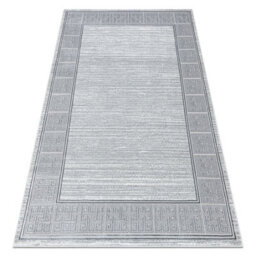 RugsX Carpet Allure 8783 Greek Key, Frame - Structural, Stylish, Glamour Light Grey 240X330 Cm - thumbnail 4