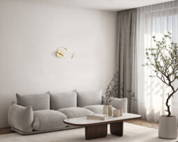 Luminosa Lighting Luminosa Amaya Led Wall Lamp Gold 3000/4000/6000K - thumbnail 2