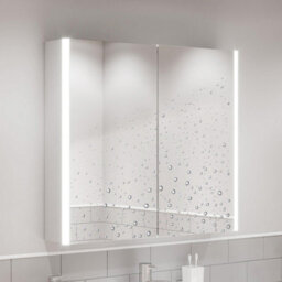 Affine Modern Bathroom Cabinet/led Mirror Wall Hung Illuminated Shaver Sensor 600 X 700 - thumbnail 5