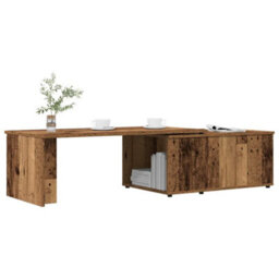 Berkfield Coffee Table Old Wood 150X50X35 Cm Engineered Wood - thumbnail 1