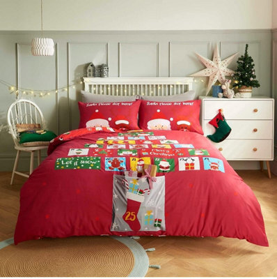 Smart Living Advent Calendar Reversible Duvet Cover With Pillowcase - image 1