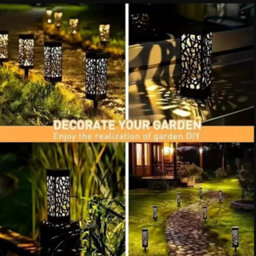 8Pc Solar Powered Led Stake Lights Garden Patio Lawn Lighting Waterproof Outdoor - thumbnail 7