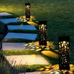 8Pc Solar Powered Led Stake Lights Garden Patio Lawn Lighting Waterproof Outdoor - thumbnail 5