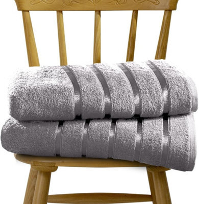 Gc Gaveno Cavailia 3 Piece Kensington Bath Sheet 80X140 Dark Grey 500 Gsm Quick Dry & Water Absorbent Towel