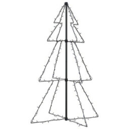 Walplus Christmas Cone Tree 160 Leds Indoor And Outdoor 78X120 Cm - thumbnail 5