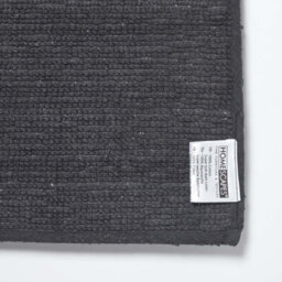 Homescapes Spa Supreme Luxury Black Bath Mat And Pedestal Set - thumbnail 7