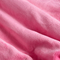 Ohs Ultra Soft Tassel Fleece Throw Lightweight Fluffy Blanket - Hot Pink - thumbnail 3