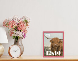 12X10 Pink Picture Frame (30.5 X 25.4Cm) Poster, Photo, Artwork, Gallery Wall Or Print - thumbnail 2