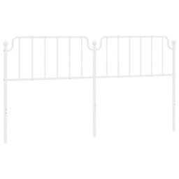 Berkfield Metal Headboard White 193 Cm - thumbnail 2