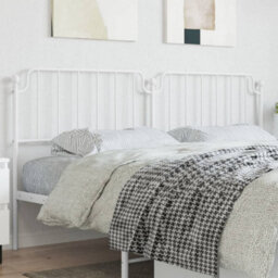 Berkfield Metal Headboard White 193 Cm - thumbnail 1