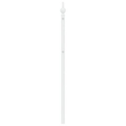 Berkfield Metal Headboard White 193 Cm - thumbnail 4