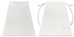 RugsX Carpet Balance 1918 Cream - Geometric, Structural, Glamour  180X270 Cm - thumbnail 2
