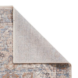 Blue Traditional Abstract Bordered 10mm Thick Stain-Resistant Rug For Bedroom, Living Room, & Dining Room-160Cm X 230Cm - thumbnail 7