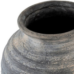Hill Interiors Marra Large Olpe Vase - Ceramic - L29 X W29 X H42 Cm - Black - thumbnail 2