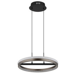 Luminosa Lighting Luminosa Della Pendant Ceiling Light Matt Black Led 3000-6000K - thumbnail 2
