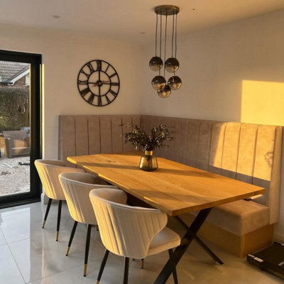 Ashford Blake Solid Oak Dining Table With Slim X Legs - image 1