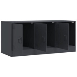 Walplus Tv Cabinet Anthracite 99X39X44 Cm Steel - thumbnail 7