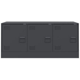 Walplus Tv Cabinet Anthracite 99X39X44 Cm Steel - thumbnail 6