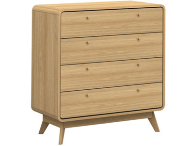 Dorel Cassie Chest With 4 Drawers In Oak Look - image 1