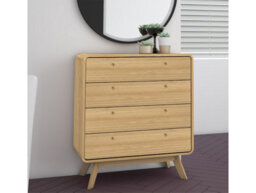 Dorel Cassie Chest With 4 Drawers In Oak Look - thumbnail 2