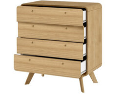 Dorel Cassie Chest With 4 Drawers In Oak Look - thumbnail 5