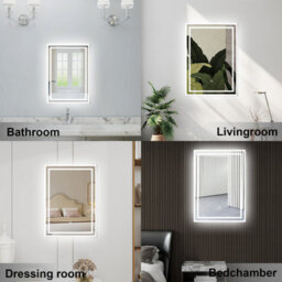 Probaty Bathrooms Bathroom Illuminated Led Mirror With Anti-Fog 800X600mm,backlit Wall Vanity Mirror,touch Sensor Switch,memory Function,ip44 - thumbnail 9