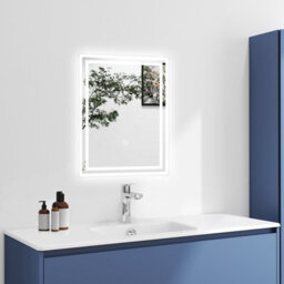Probaty Bathrooms Bathroom Illuminated Led Mirror With Anti-Fog 800X600mm,backlit Wall Vanity Mirror,touch Sensor Switch,memory Function,ip44 - thumbnail 1