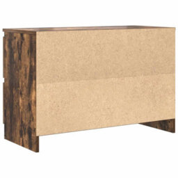Berkfield Tv Cabinet Smoked Oak 80X35X54 Cm Engineered Wood - thumbnail 8