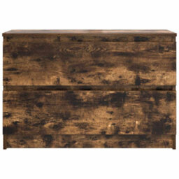 Berkfield Tv Cabinet Smoked Oak 80X35X54 Cm Engineered Wood - thumbnail 6