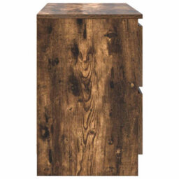 Berkfield Tv Cabinet Smoked Oak 80X35X54 Cm Engineered Wood - thumbnail 7